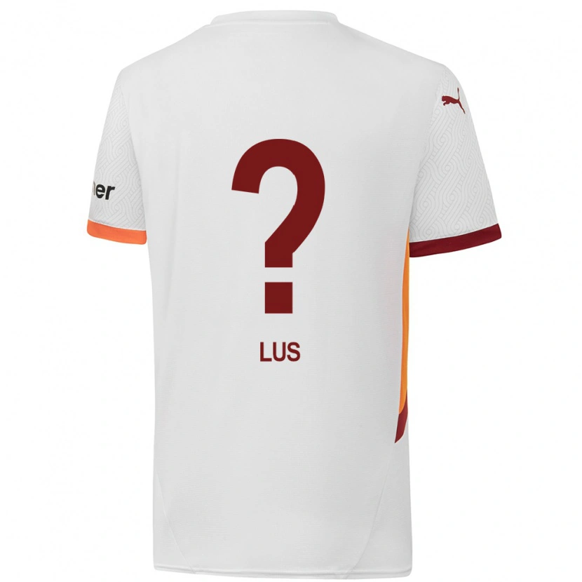 Danxen Niño Camiseta Berat Luş #0 Blanco Amarillo Rojo 2ª Equipación 2024/25 La Camisa