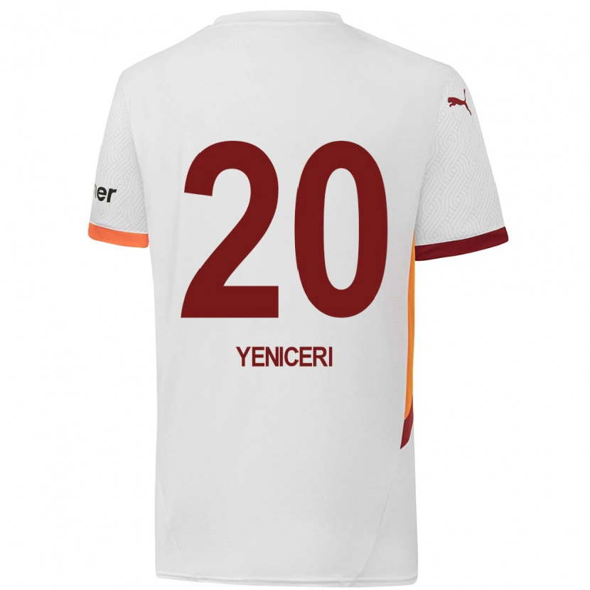 Danxen Niño Camiseta Berna Yeniçeri #20 Blanco Amarillo Rojo 2ª Equipación 2024/25 La Camisa