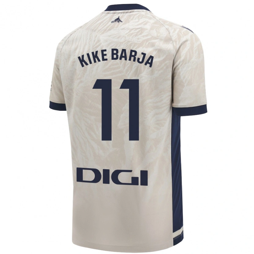 Danxen Niño Camiseta Kike Barja #11 Gris Claro 2ª Equipación 2024/25 La Camisa