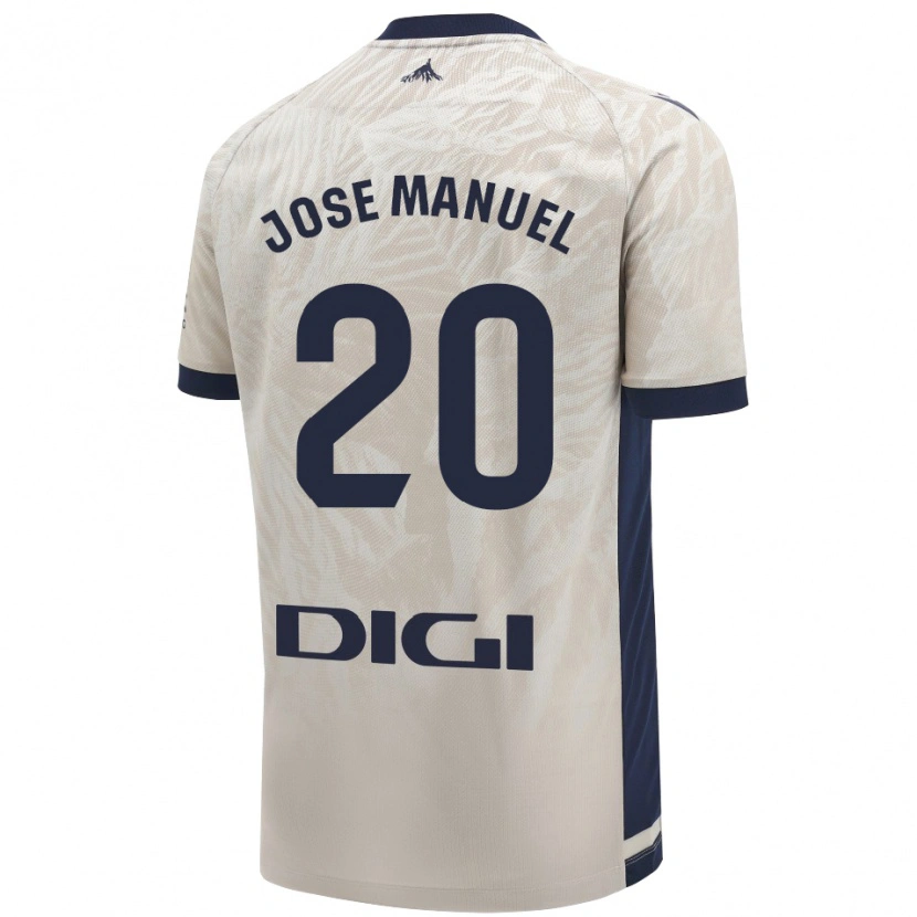 Danxen Niño Camiseta José Manuel Arnáiz #20 Gris Claro 2ª Equipación 2024/25 La Camisa