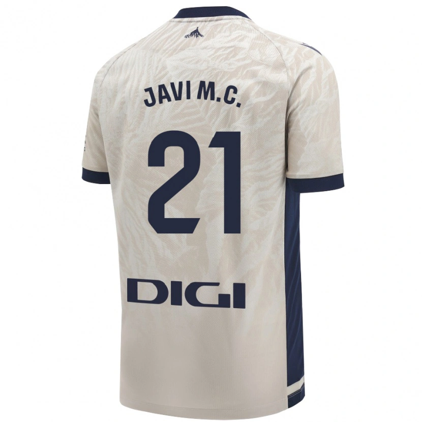 Danxen Niño Camiseta Javi Martínez #21 Gris Claro 2ª Equipación 2024/25 La Camisa