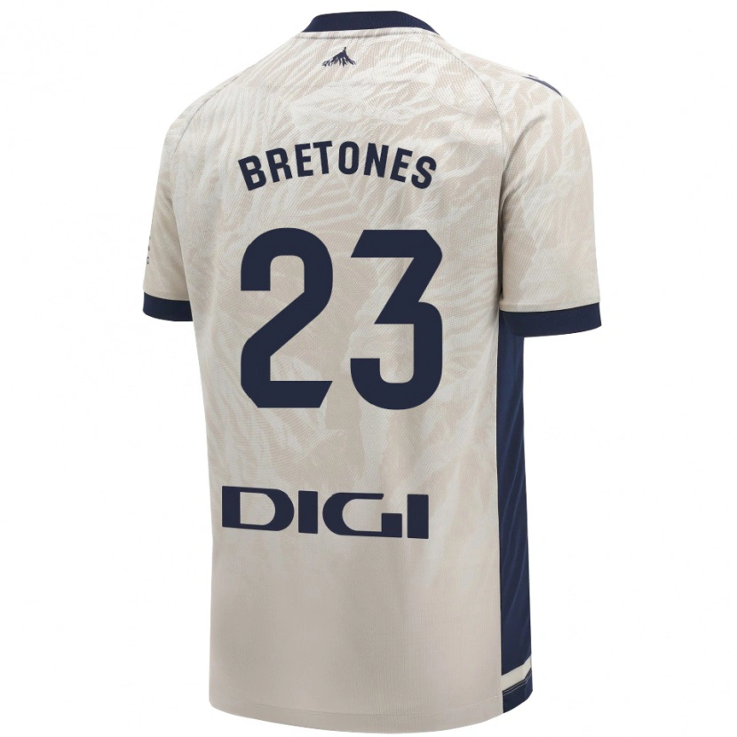 Danxen Niño Camiseta Abel Bretones #23 Gris Claro 2ª Equipación 2024/25 La Camisa