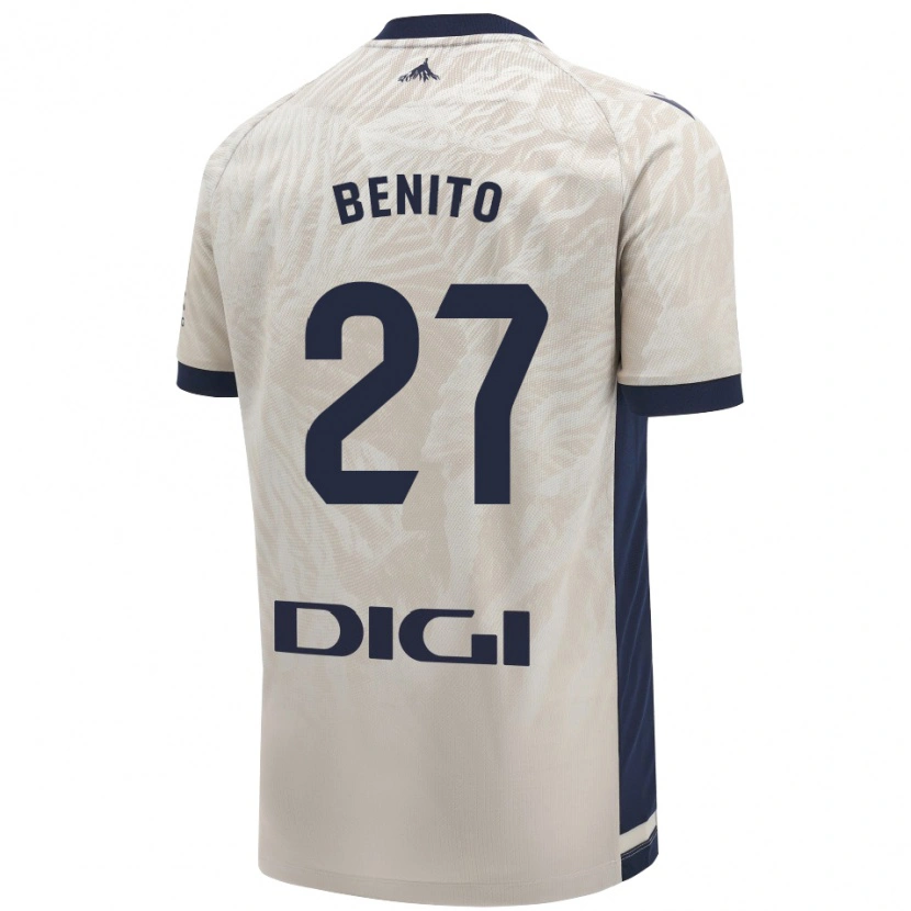 Danxen Niño Camiseta Iker Benito #27 Gris Claro 2ª Equipación 2024/25 La Camisa