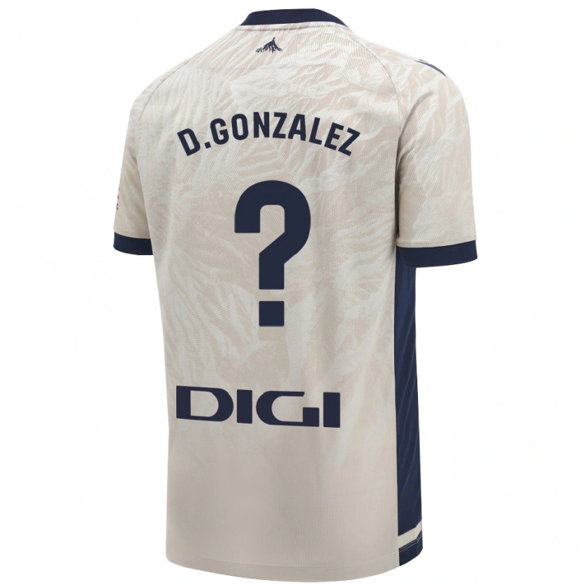 Danxen Niño Camiseta Dani González #0 Gris Claro 2ª Equipación 2024/25 La Camisa