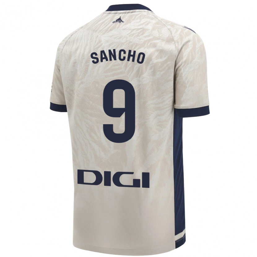 Danxen Niño Camiseta Dani Sancho #9 Gris Claro 2ª Equipación 2024/25 La Camisa