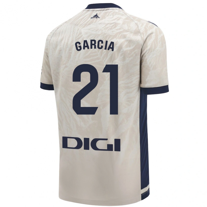 Danxen Niño Camiseta Jon García #21 Gris Claro 2ª Equipación 2024/25 La Camisa