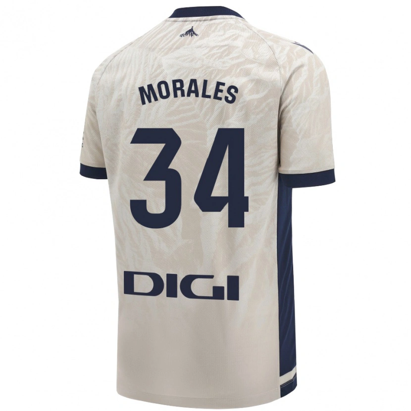 Danxen Niño Camiseta Anai Morales #34 Gris Claro 2ª Equipación 2024/25 La Camisa