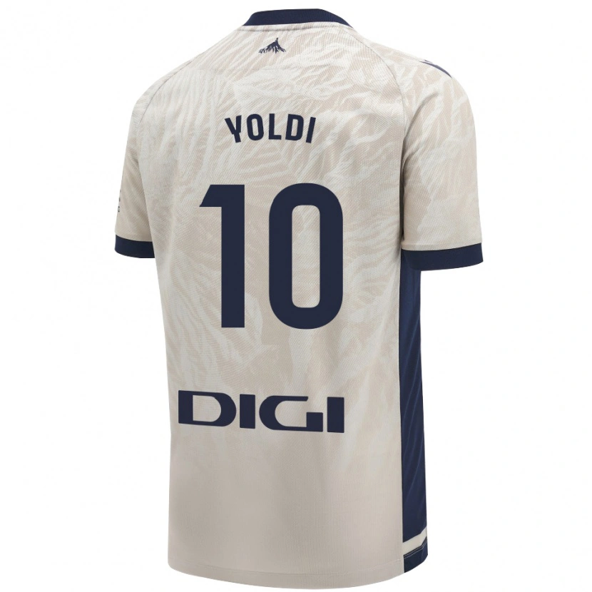 Danxen Niño Camiseta Ander Yoldi #10 Gris Claro 2ª Equipación 2024/25 La Camisa