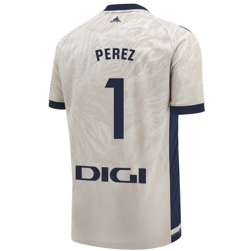 Danxen Niño Camiseta Silvia Pérez Fernández De Romarategui #1 Gris Claro 2ª Equipación 2024/25 La Camisa