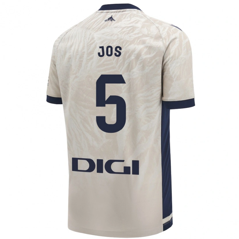 Danxen Niño Camiseta Josune Urdaniz Maurin #5 Gris Claro 2ª Equipación 2024/25 La Camisa