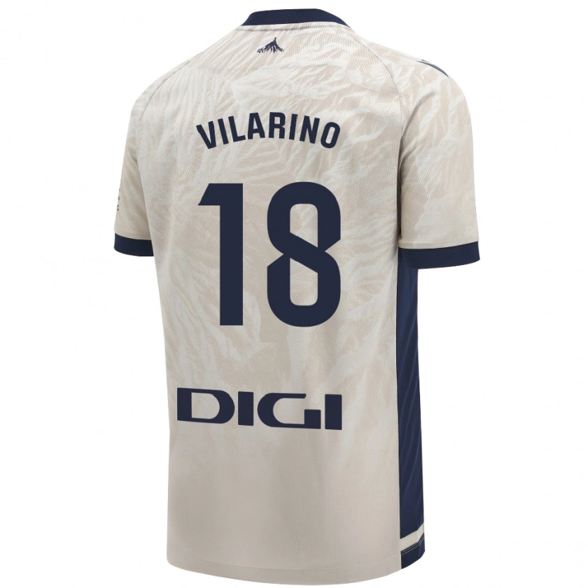 Danxen Niño Camiseta Maitane Vilariño #18 Gris Claro 2ª Equipación 2024/25 La Camisa