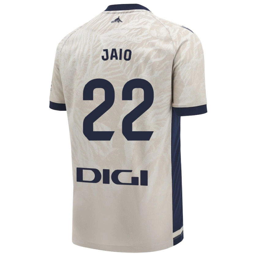 Danxen Niño Camiseta Jaione Larraiotz Senosiain #22 Gris Claro 2ª Equipación 2024/25 La Camisa