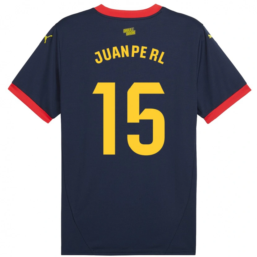 Danxen Niño Camiseta Juanpe #15 Azul Marino Rojo 2ª Equipación 2024/25 La Camisa