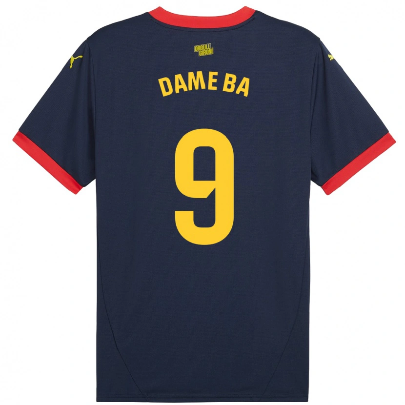 Danxen Niño Camiseta Papa Dame Ba #9 Azul Marino Rojo 2ª Equipación 2024/25 La Camisa