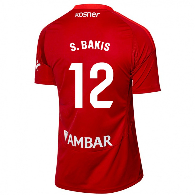 Danxen Niño Camiseta Sinan Bakış #12 Blanco Azul 2ª Equipación 2024/25 La Camisa