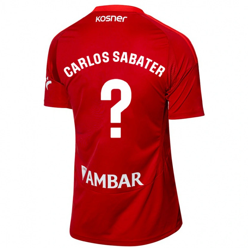 Danxen Niño Camiseta Juan Carlos Sabater #0 Blanco Azul 2ª Equipación 2024/25 La Camisa