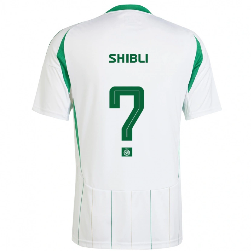 Danxen Niño Camiseta Jad Shibli #0 Blanco Verde 2ª Equipación 2024/25 La Camisa