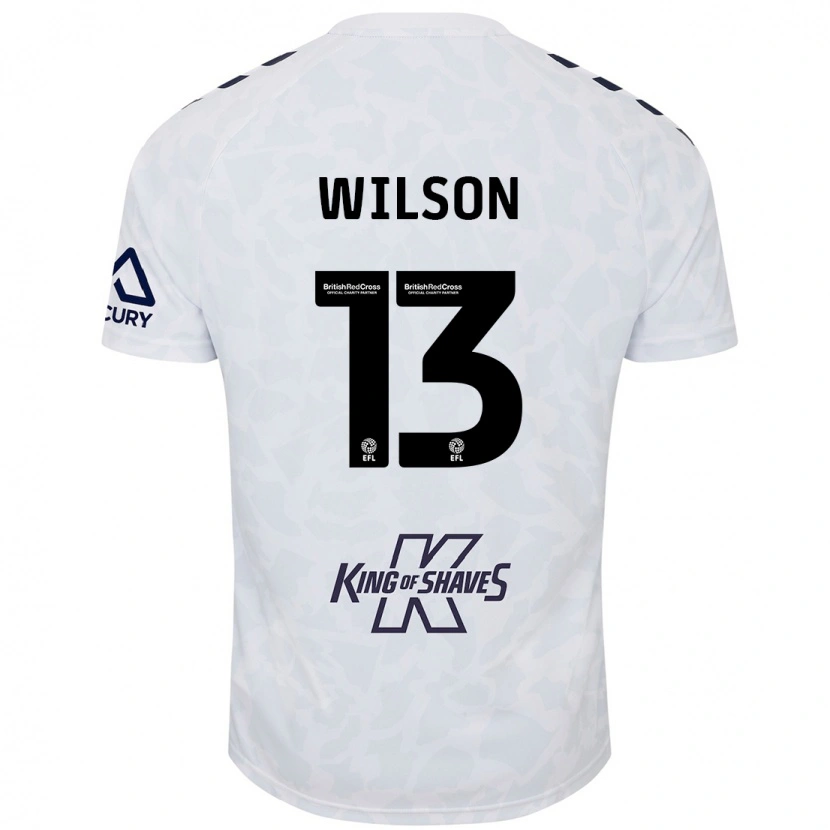 Danxen Niño Camiseta Ben Wilson #13 Blanco 2ª Equipación 2024/25 La Camisa