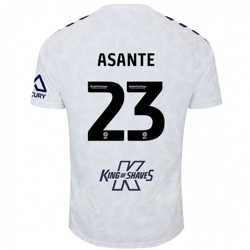 Danxen Niño Camiseta Brandon Thomas-Asante #23 Blanco 2ª Equipación 2024/25 La Camisa