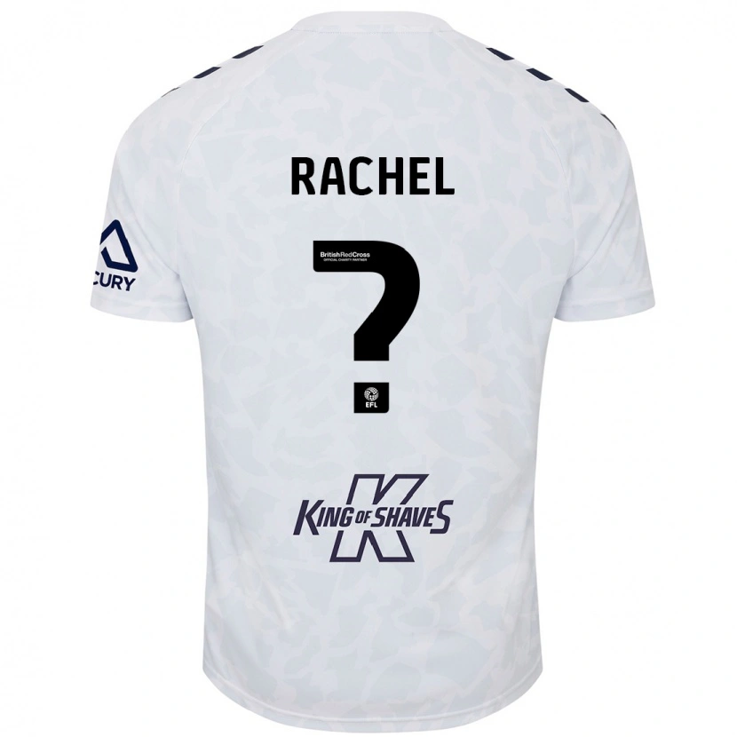 Danxen Niño Camiseta Daniel Rachel #0 Blanco 2ª Equipación 2024/25 La Camisa