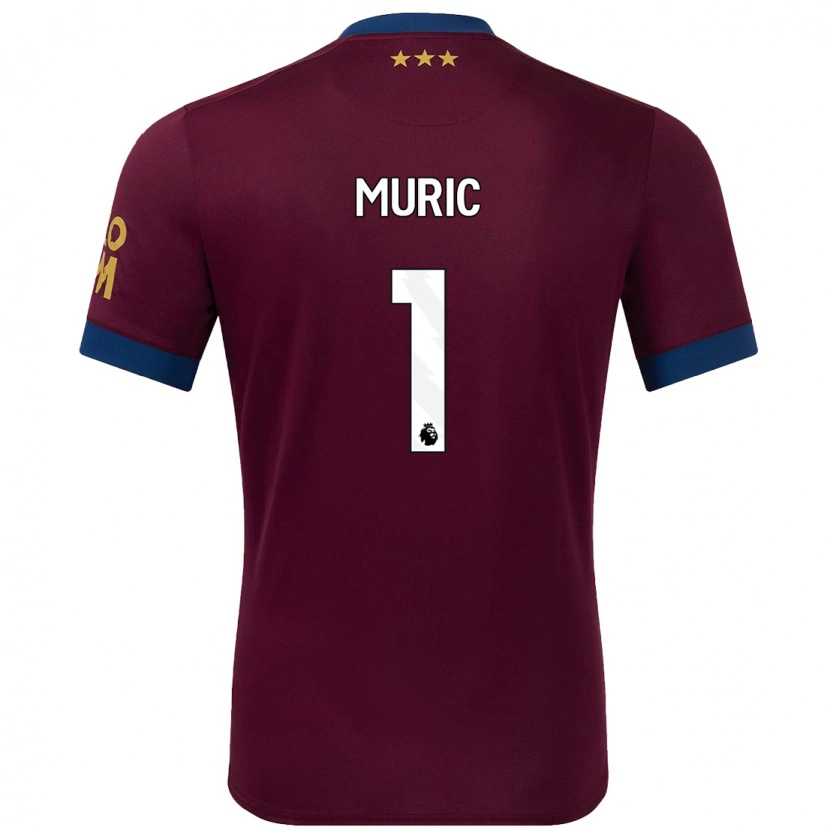 Danxen Niño Camiseta Arijanet Muric #1 Marrón 2ª Equipación 2024/25 La Camisa