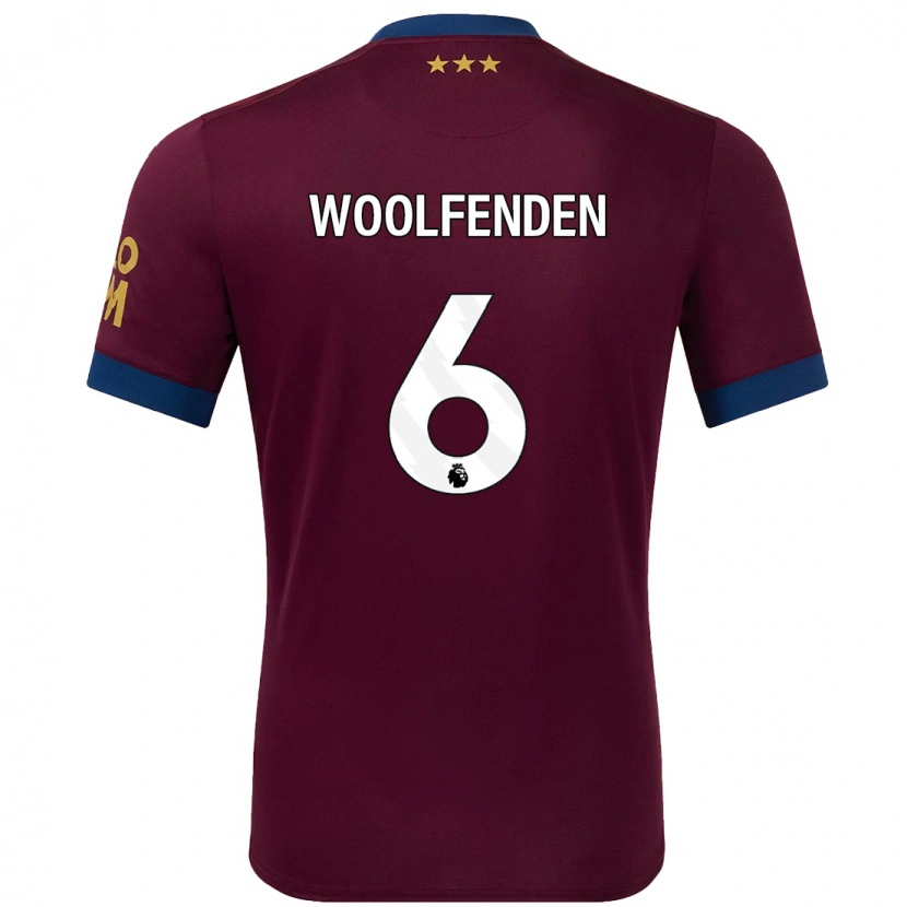 Danxen Niño Camiseta Luke Woolfenden #6 Marrón 2ª Equipación 2024/25 La Camisa