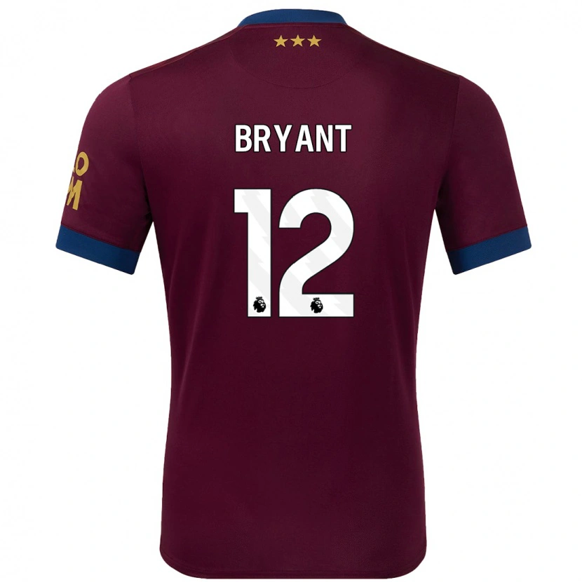 Danxen Niño Camiseta Issy Bryant #12 Marrón 2ª Equipación 2024/25 La Camisa