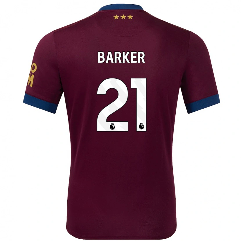 Danxen Niño Camiseta Maisy Barker #21 Marrón 2ª Equipación 2024/25 La Camisa