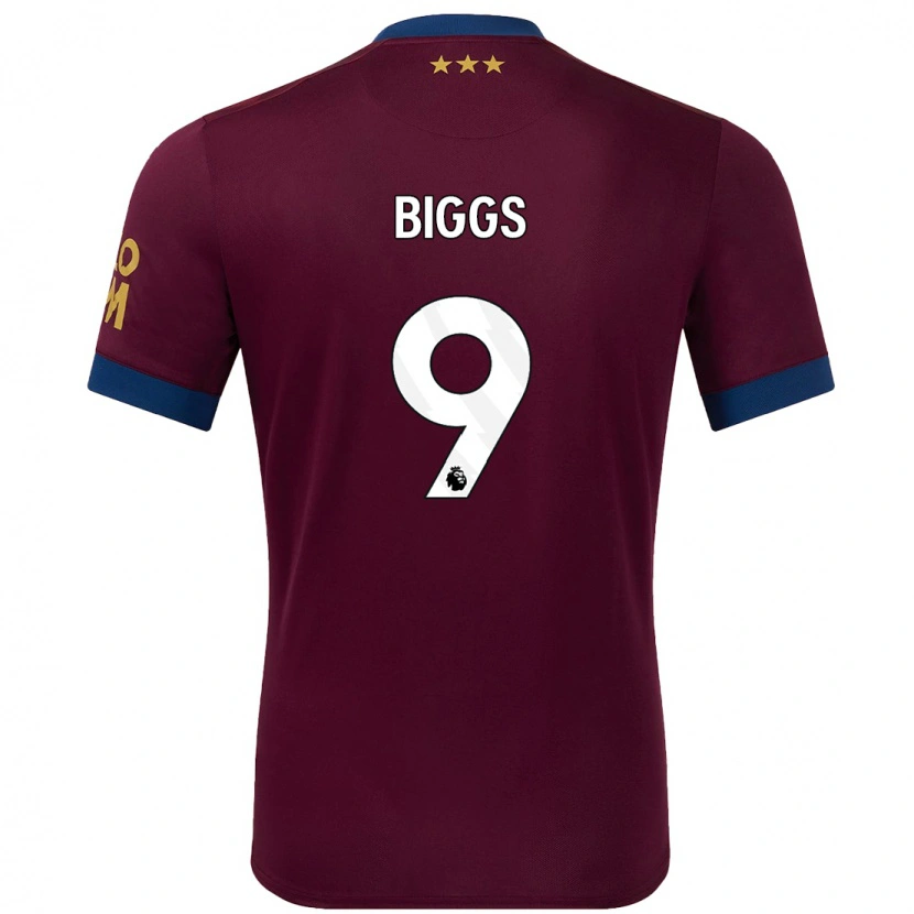 Danxen Niño Camiseta Maddie Biggs #9 Marrón 2ª Equipación 2024/25 La Camisa