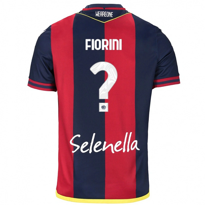 Danxen Hombre Camiseta Mattia Fiorini #0 Rojo Azul Real 1ª Equipación 2024/25 La Camisa