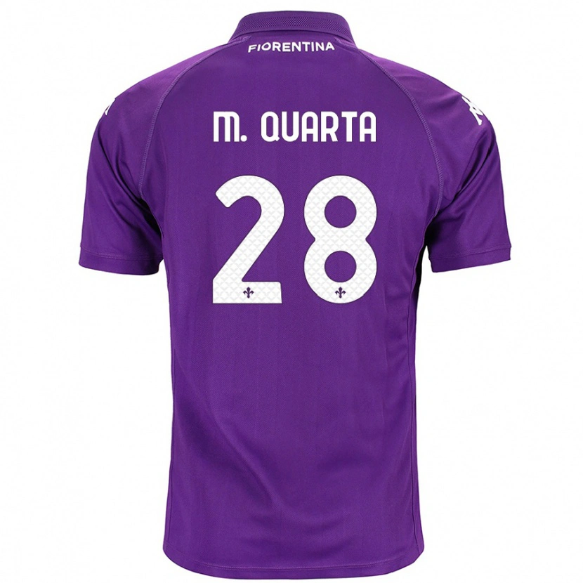 Danxen Hombre Camiseta Lucas Martínez Quarta #28 Morado 1ª Equipación 2024/25 La Camisa