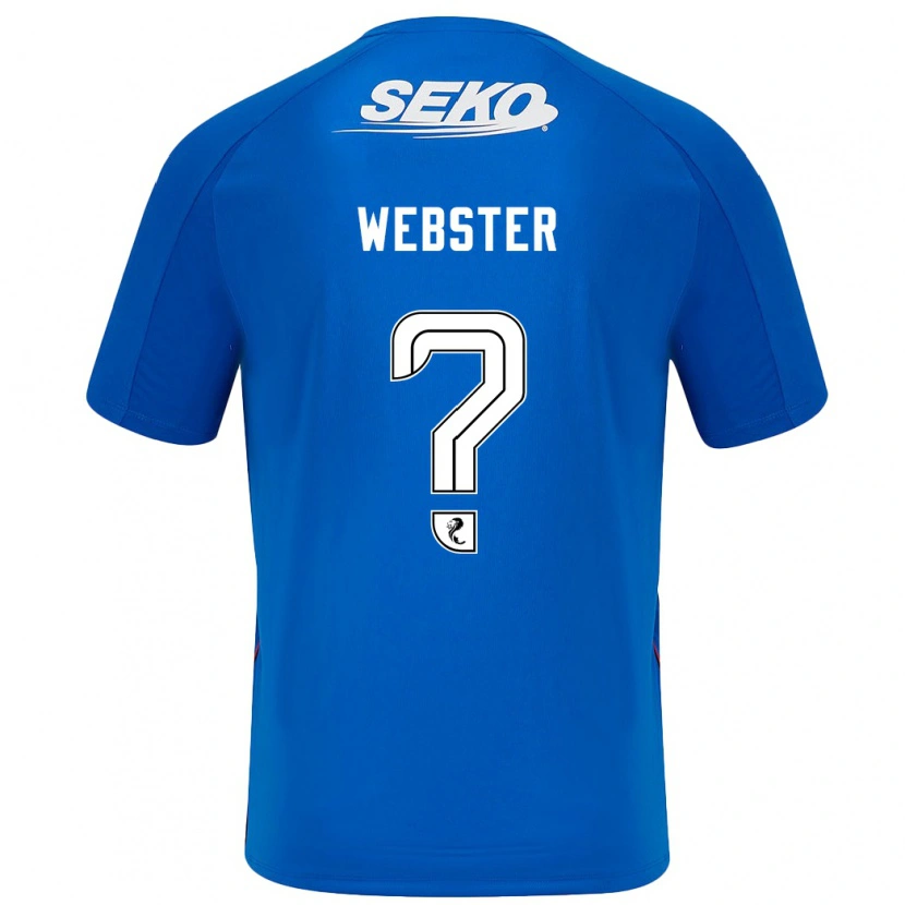 Danxen Hombre Camiseta Kristian Webster #0 Azul Oscuro 1ª Equipación 2024/25 La Camisa