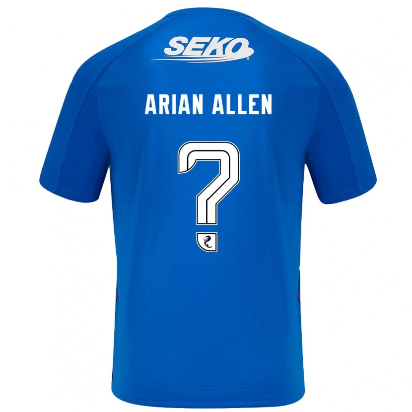 Danxen Hombre Camiseta Arian Allen #0 Azul Oscuro 1ª Equipación 2024/25 La Camisa