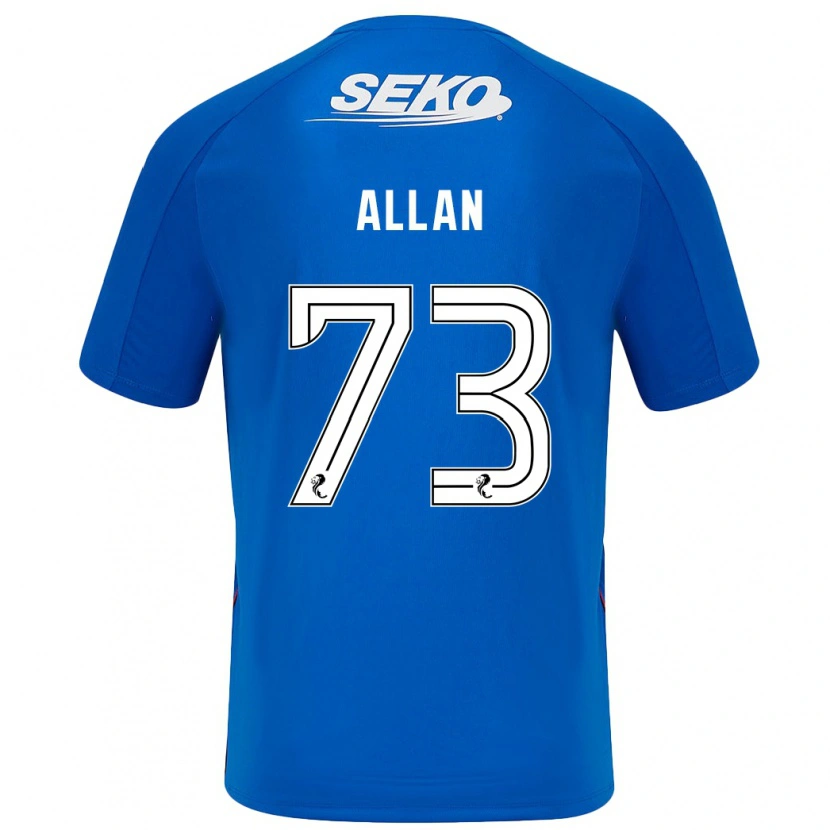 Danxen Hombre Camiseta Connor Allan #73 Azul Oscuro 1ª Equipación 2024/25 La Camisa