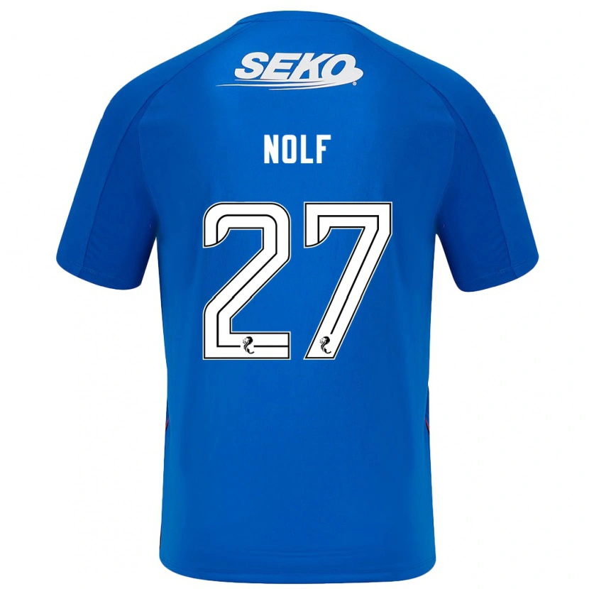 Danxen Hombre Camiseta Madeline Nolf #27 Azul Oscuro 1ª Equipación 2024/25 La Camisa