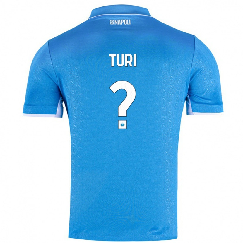 Danxen Hombre Camiseta Claudio Turi #0 Azul Cielo 1ª Equipación 2024/25 La Camisa