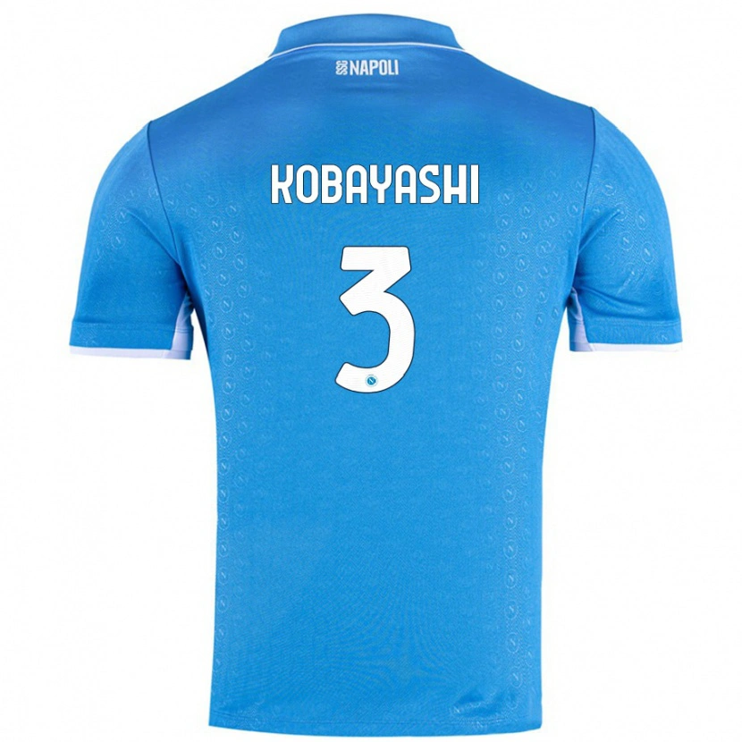 Danxen Hombre Camiseta Miharu Kobayashi #3 Azul Cielo 1ª Equipación 2024/25 La Camisa