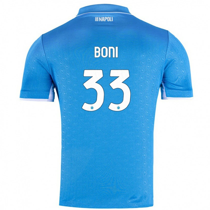 Danxen Hombre Camiseta Landry Boni #33 Azul Cielo 1ª Equipación 2024/25 La Camisa