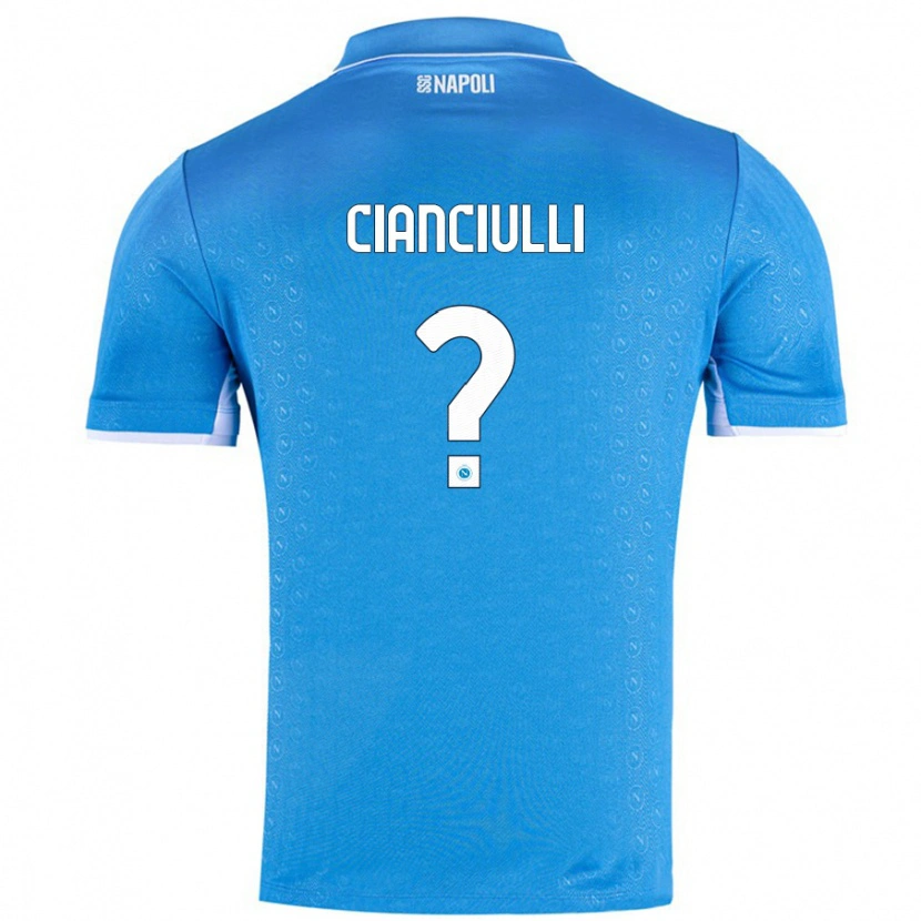 Danxen Hombre Camiseta Antonio Cianciulli #0 Azul Cielo 1ª Equipación 2024/25 La Camisa