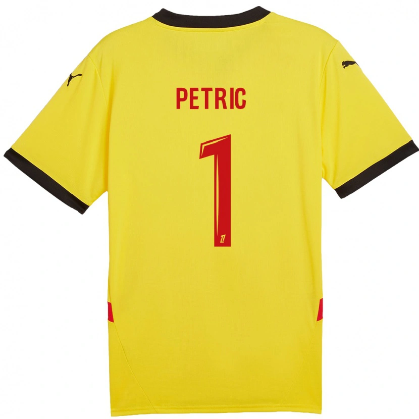 Danxen Hombre Camiseta Denis Petric #1 Amarillo Rojo 1ª Equipación 2024/25 La Camisa