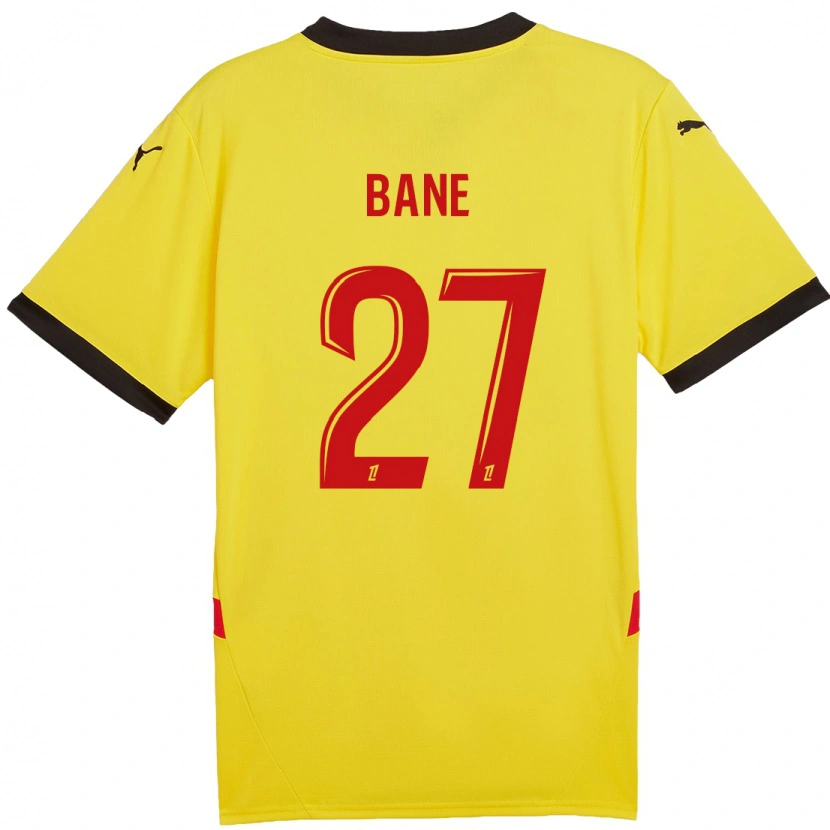 Danxen Hombre Camiseta Sidi Bane #27 Amarillo Rojo 1ª Equipación 2024/25 La Camisa