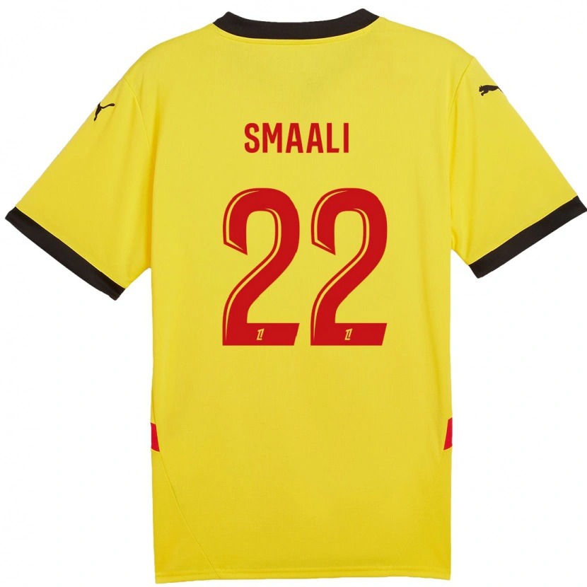 Danxen Hombre Camiseta Emma Smaali #22 Amarillo Rojo 1ª Equipación 2024/25 La Camisa