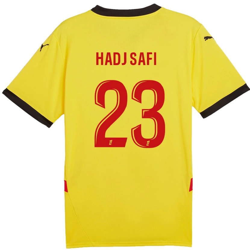 Danxen Hombre Camiseta Souhina Hadj Safi #23 Amarillo Rojo 1ª Equipación 2024/25 La Camisa