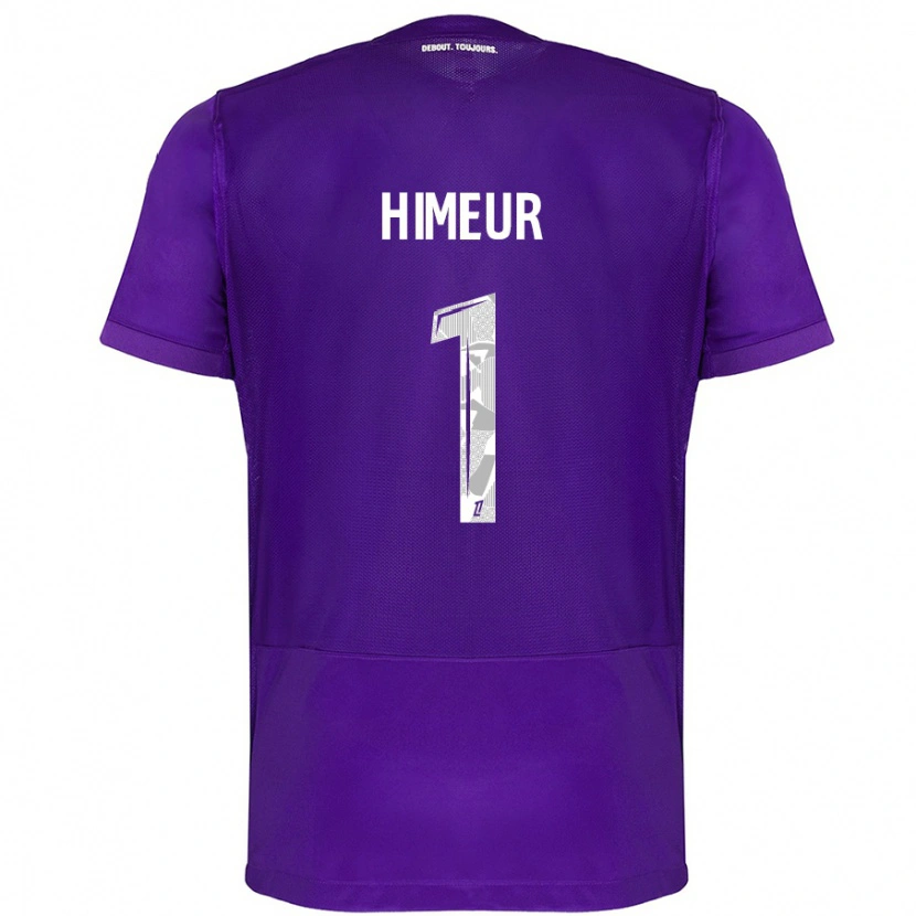 Danxen Hombre Camiseta Thomas Himeur #1 Morado Blanco 1ª Equipación 2024/25 La Camisa