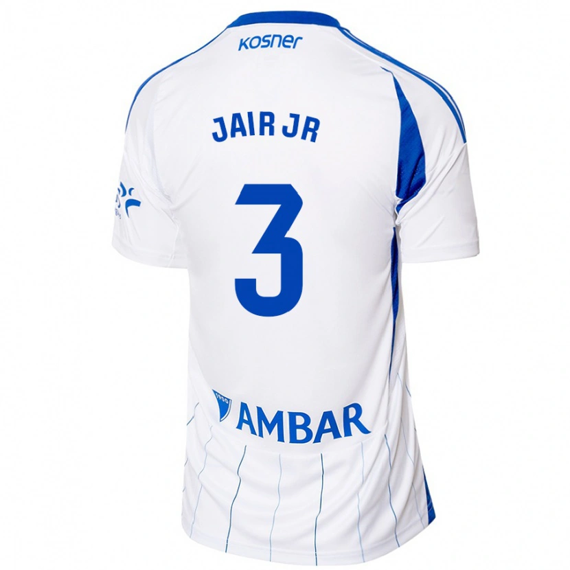 Danxen Hombre Camiseta Jair Amador #3 Rojo Blanco 1ª Equipación 2024/25 La Camisa