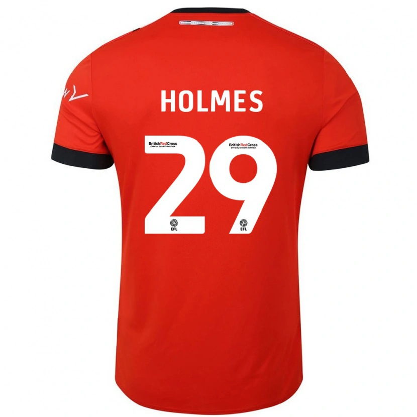 Danxen Hombre Camiseta Tom Holmes #29 Naranja Negro 1ª Equipación 2024/25 La Camisa