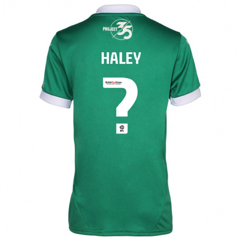 Danxen Hombre Camiseta Toby Haley #0 Verde Blanco 1ª Equipación 2024/25 La Camisa