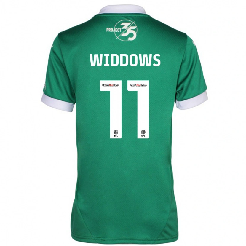 Danxen Hombre Camiseta Jade Widdows #11 Verde Blanco 1ª Equipación 2024/25 La Camisa