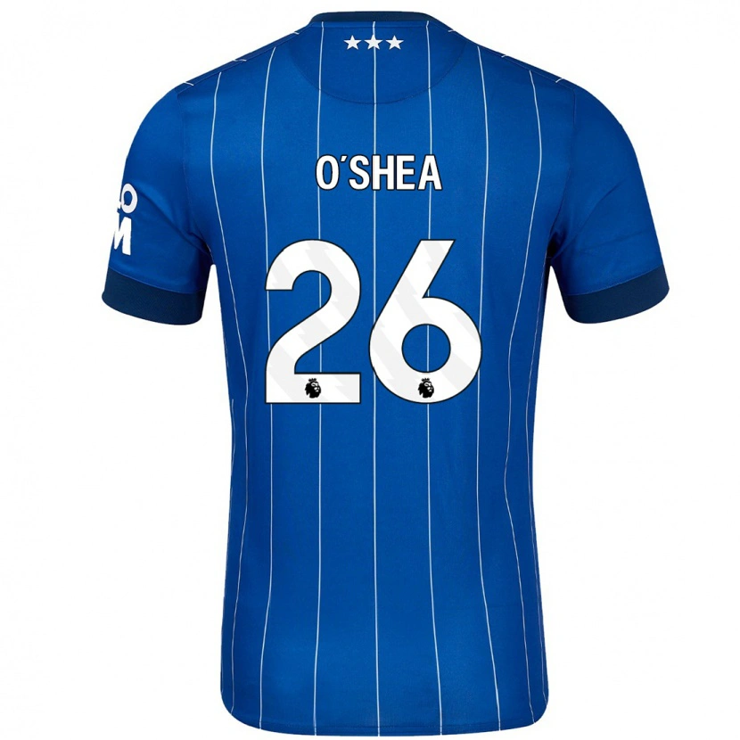 Danxen Hombre Camiseta Dara O'shea #26 Azul Marino 1ª Equipación 2024/25 La Camisa