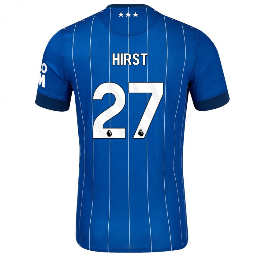 Danxen Hombre Camiseta George Hirst #27 Azul Marino 1ª Equipación 2024/25 La Camisa